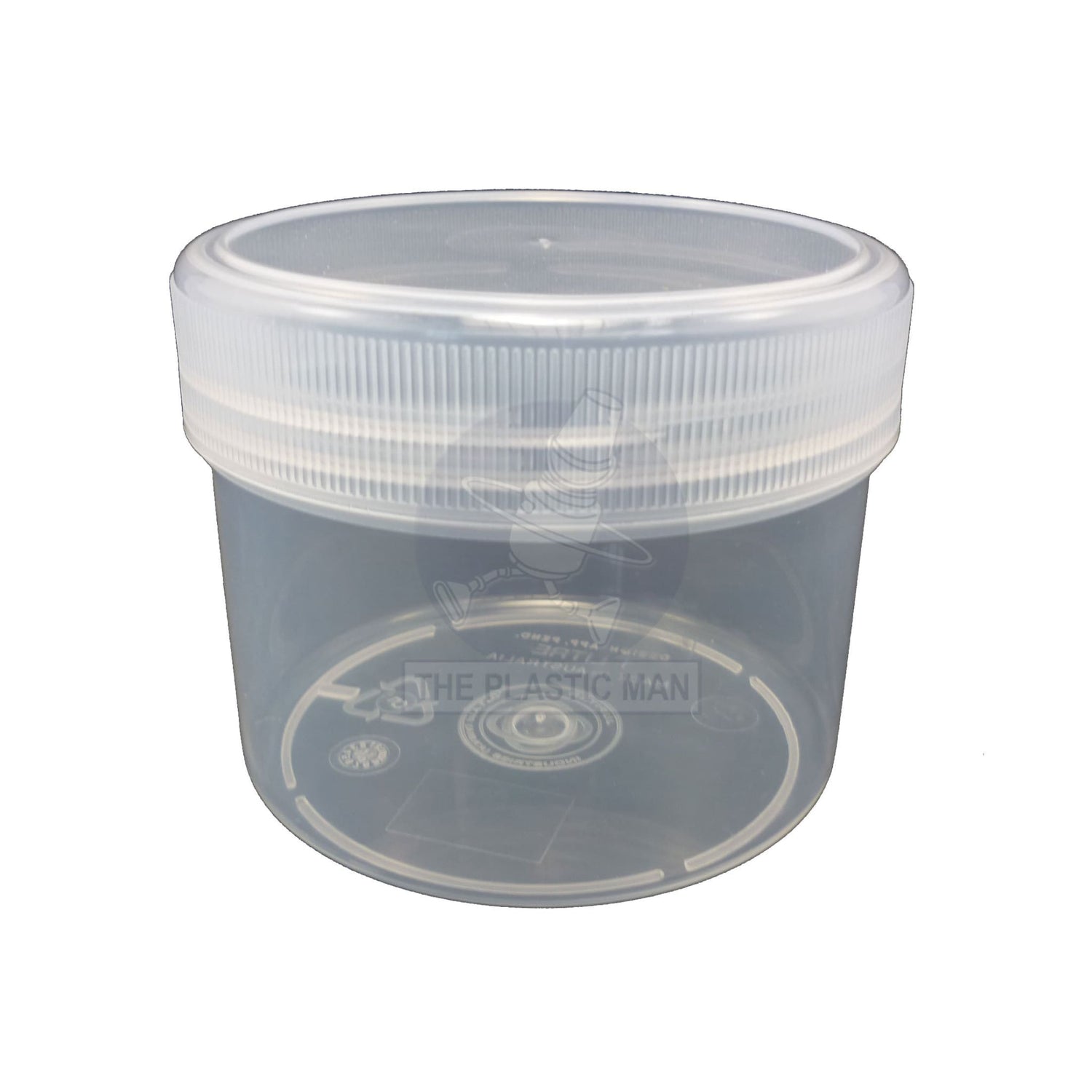 Jar And Ribbed Lid 1Lt - Jarc1000 Buckets & Jars