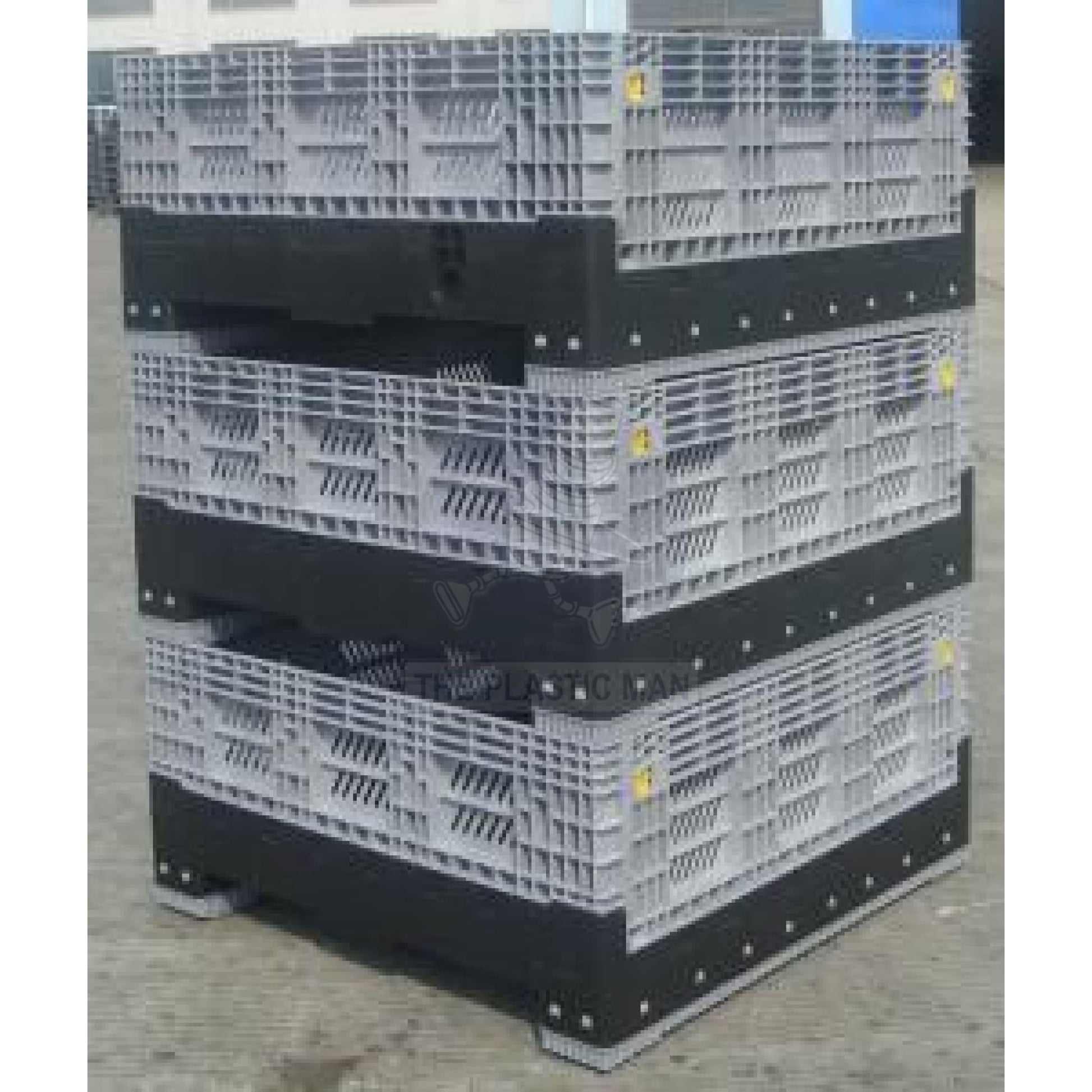 Plastic Folding Half Bin Vented -Hfb-V Storage Boxes & Crates