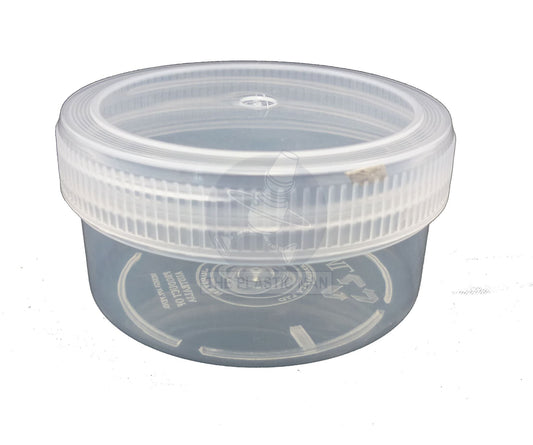 Jar And Ribbed Lid 250Ml - Jarc250 Buckets & Jars