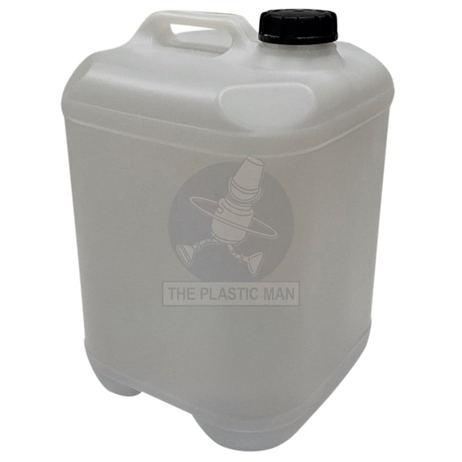 19L / 5 Gallon HDPE Jerrican (Natural / White)