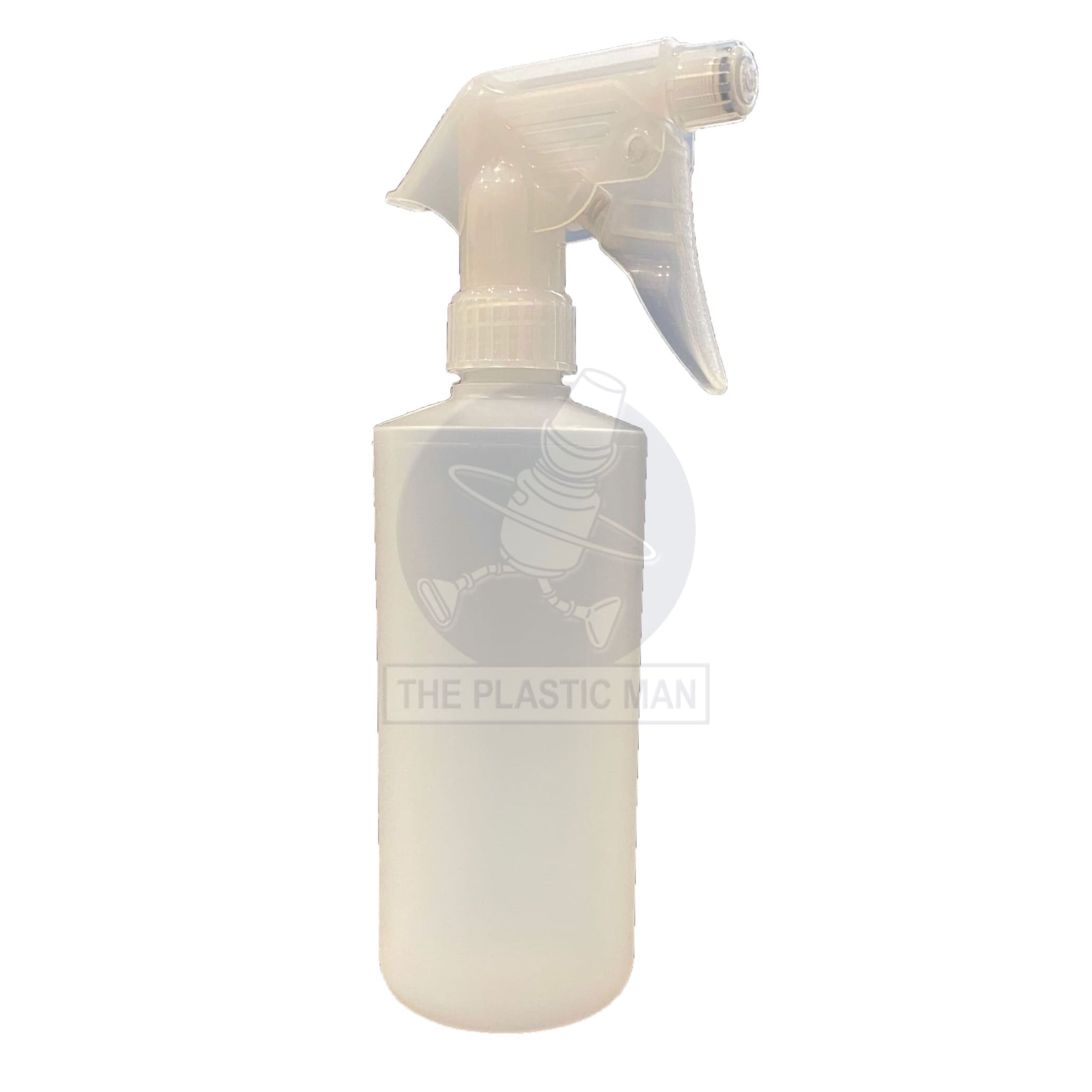 Spray nozzles for clearance plastic bottles